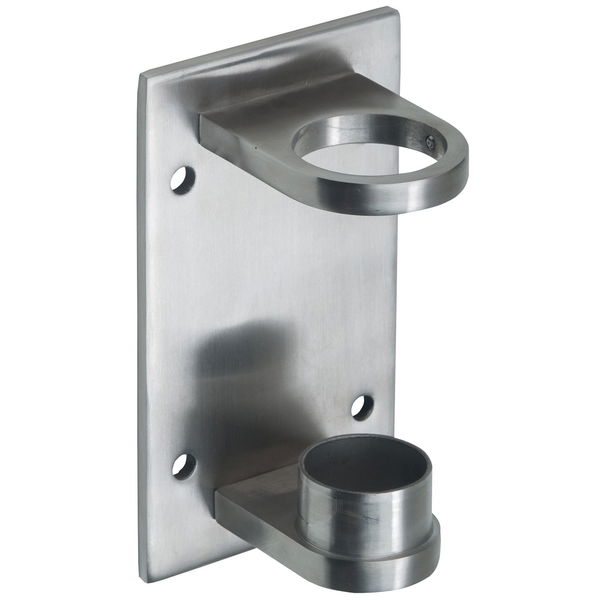 CROSO Wandanker für Rundrohr ø 42,4mm, Plattengröße 160 x 90 x 6mm,Edelstahl V2A
