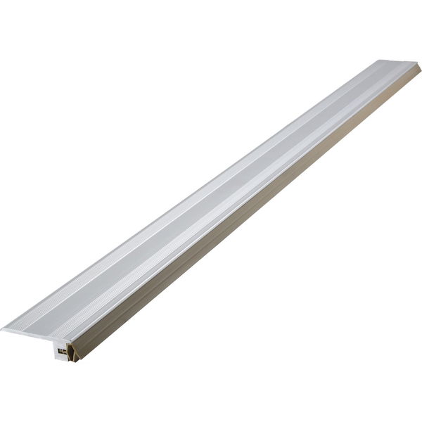Anschlag/Bodenschienen mit Dichtung beige, 930 mm, Aluminium | Abschlussleiste
