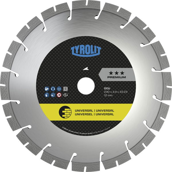 TYROLIT Diamant-Trennscheibe Premium DCU***