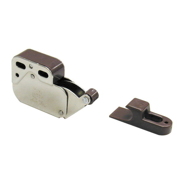 Druckschnapper Mini Latch, Stahl vernickelt