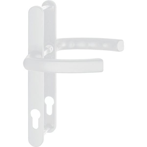 HOPPE Drückergarnitur LIÈGE – auf Schmalschild 24 mm, 67 – 72