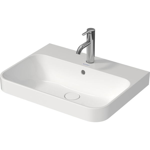 DURAVIT Aufsatzwaschtisch Happy D.2 Plus 60 mit 1 Hahnloch