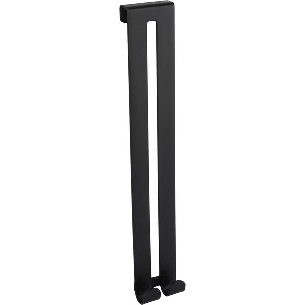 Handtuchhaken für Duschwand Heros, Handtuchhaken Dusche mit 2 Haken, Höhe 308mm, Stahlhaken für 8mm Duschwand