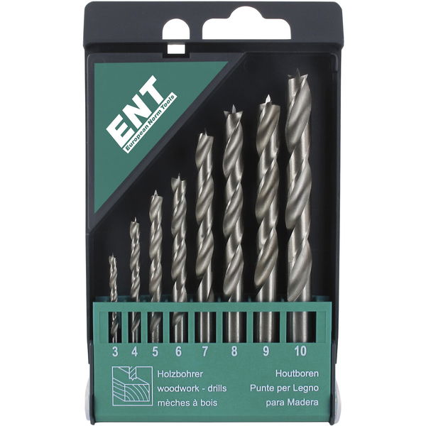 ENT Holzspiralbohrer-Kassette HSS-G