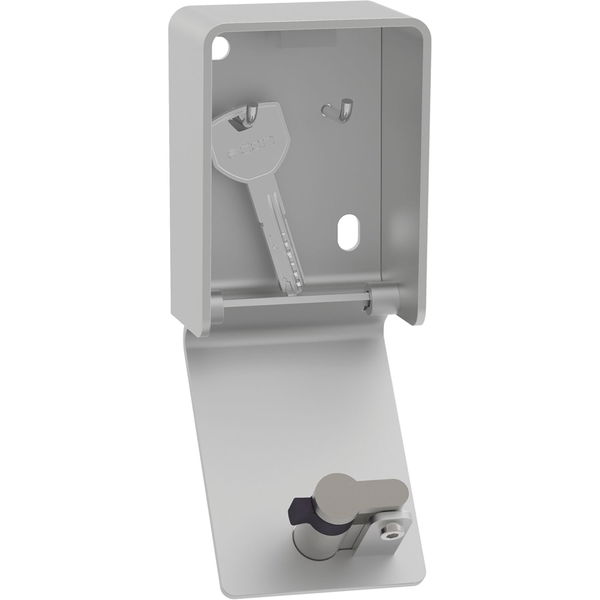 Schlüsselsafe/Aufputztresor APT Standard, 110 x 80 x 55 mm, Edelstahl gebürstet