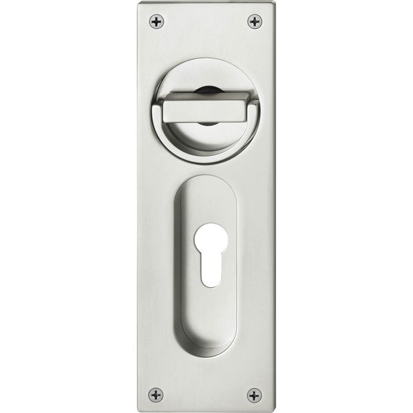 FSB Klappringmuschelgriff 4205, PZ, Aluminium silber eloxiert
