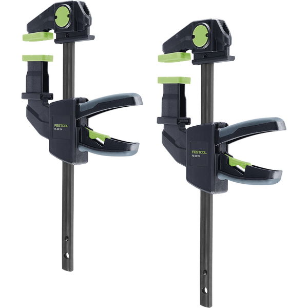 Festool Einhandzwinge FS-EZ 150/2 – Schnellspannzwinge für Führungsschiene und MFT, Spannweite 150mm, 2 Stück