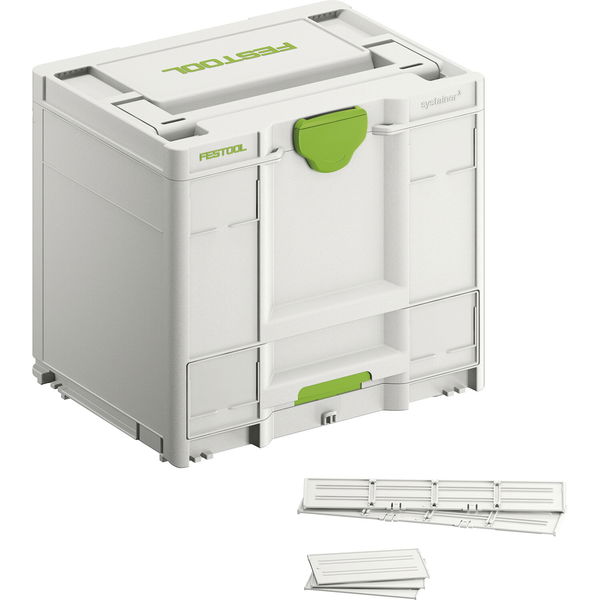 Festool Systainer 3 SYS3-Combi/3 M 337 – Systainer Schubladen sind bis 10kg belastbar ideal fü Werzkeug, Zubehör und Verbrauchsmaterialen