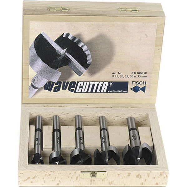 FISCH Forstnerbohrer-Satz Wave Cutter