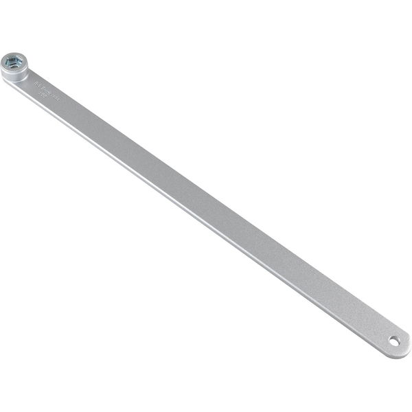 Geze Hebel passend zur R-BG Gleitschiene mit Rauchschalterzentrale, silber