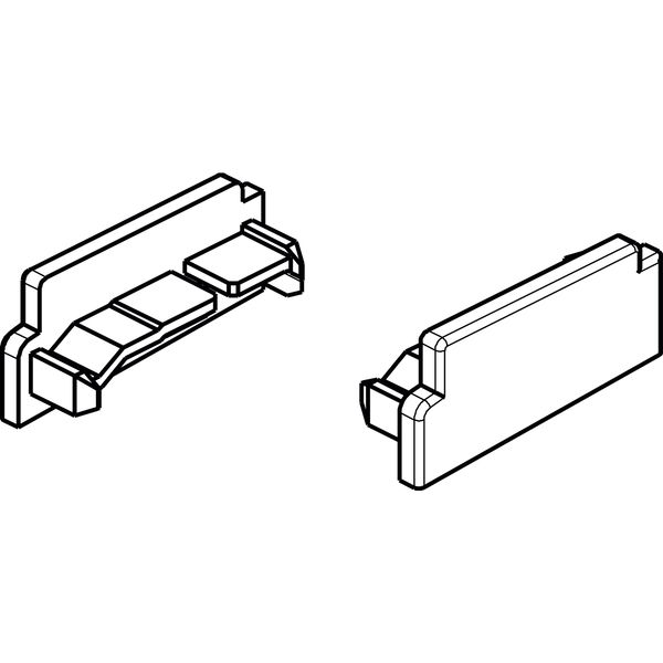 GU Thermostep/Timberstep Endkappe zu Aufsatzschiene P 1634