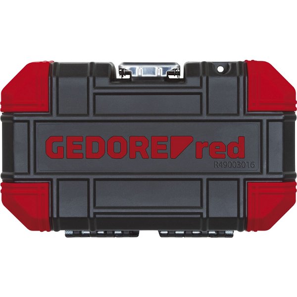 GEDORE RED Steckschlüssel-Satz 1/4″ R4900 mit Umschaltknarre 16-teilig