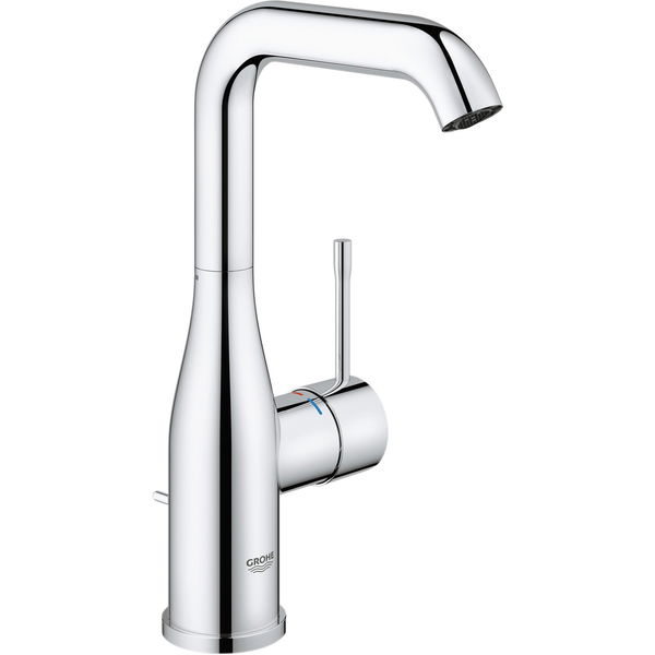 Grohe Waschtischarmatur Essence L-Size druckfest – mit Ablaufgarnitur, chrom