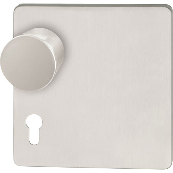 FH-Wechselgarnitur GEOS 1754/D55K m Breitschild PZ88, universal, silber elox ÖNORM