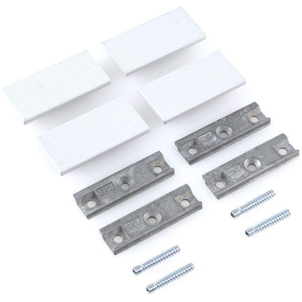 HAWA Regal C Abdeckkappen Set zu DoppeL – Laufschiene, Kunststoff grau
