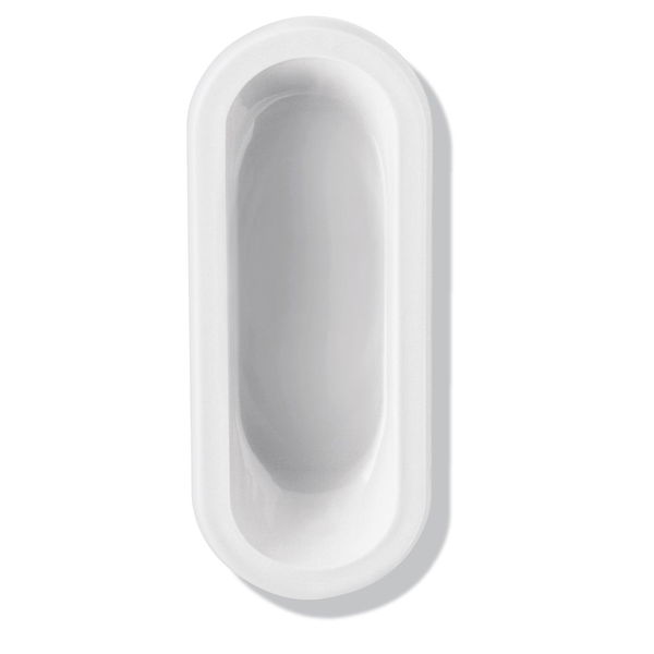 Hewi 542 Schiebetürmuschel (Muldengriff), Schiebetürgriff, Griff Nylon reinweiß