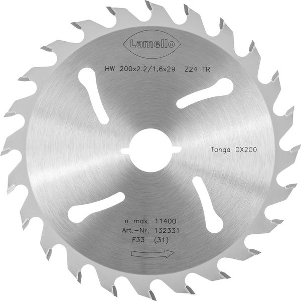LAMELLO Sägeblatt HW zu Tanga DX200