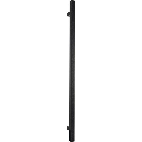 HALCÖ Stoßgriff HT, 30 x 30 x 500 mm, Stahl verzinkt schwarz passiviert