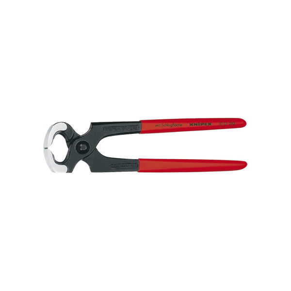 Knipex Hammerzange Kneifzange mit Schlagfläche zum Einschlagen von Nägel 210 mm