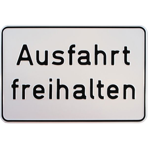 Hinweisschilder Ein-/Ausfahrten