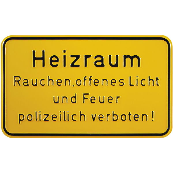 Hinweisschilder Gas,- Heizungs- und Tankanlagen