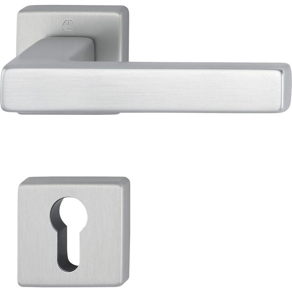 HOPPE Drückergarnitur AUSTIN auf Rosette, Aluminium
