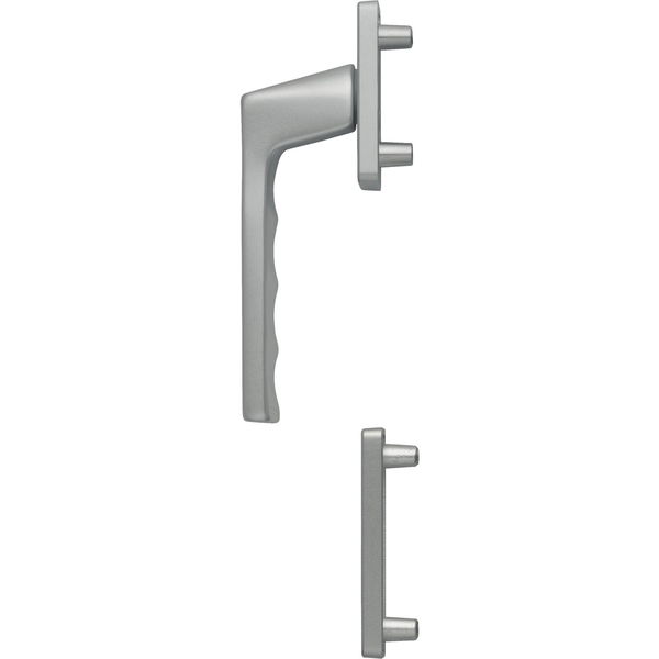 HOPPE Fenstergriff-Halbgarnitur TOULON außen hoch, Aluminium