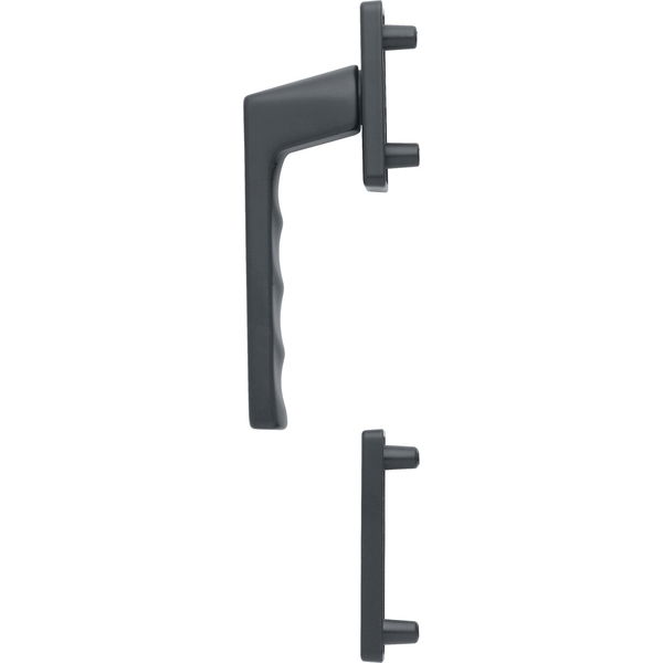 HOPPE Fenstergriff-Halbgarnitur TOULON außen hoch, Aluminium