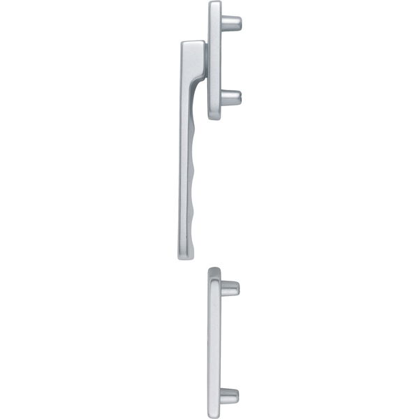 HOPPE Fenstergriff-Halbgarnitur TOULON außen flach, Aluminium