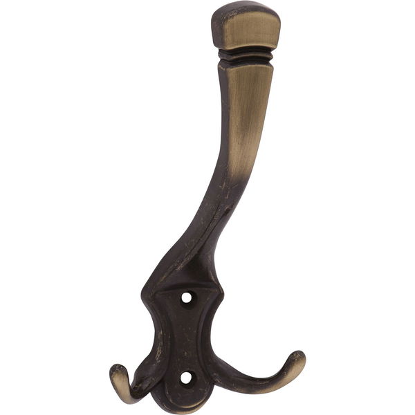 Huthaken Valentino Breite 83 mm, Höhe 170 mm, Zinkdruckguss patiniert