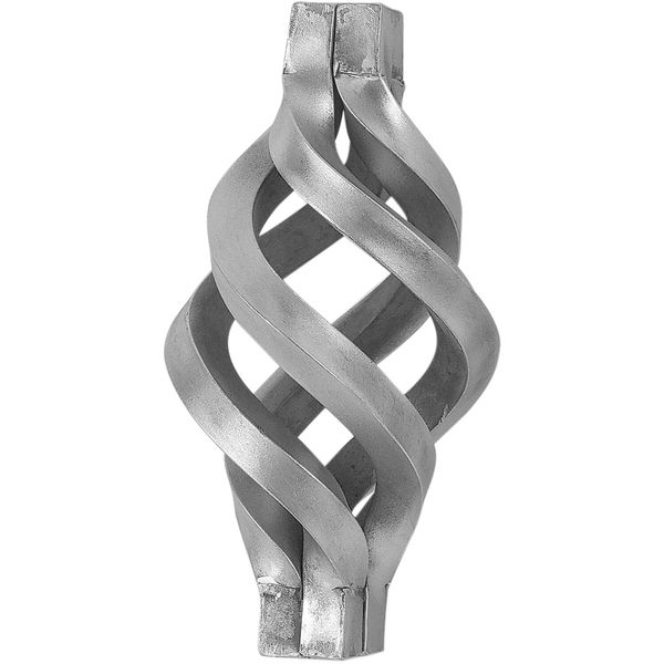 IAM DESIGN Geländerstab Spitze 60x125mm, 12x12mm – Stabspitze für Treppengeländer, Schmiedeeisen