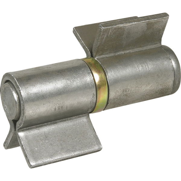 Anschweißband 2-teilig V-Lappen 404A , Bandh. 90 mm, ø 28 mm, Stahl blank