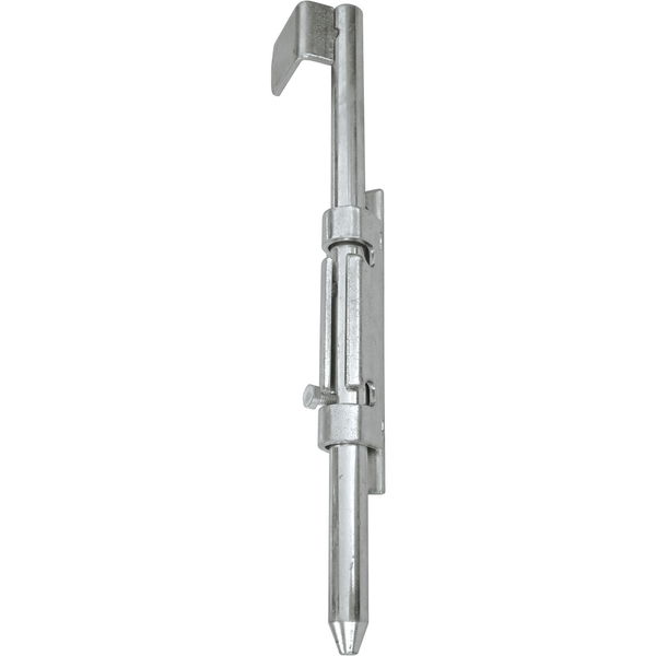 Bodenriegel mit Flansch, 300 mm, Stahl verzinkt