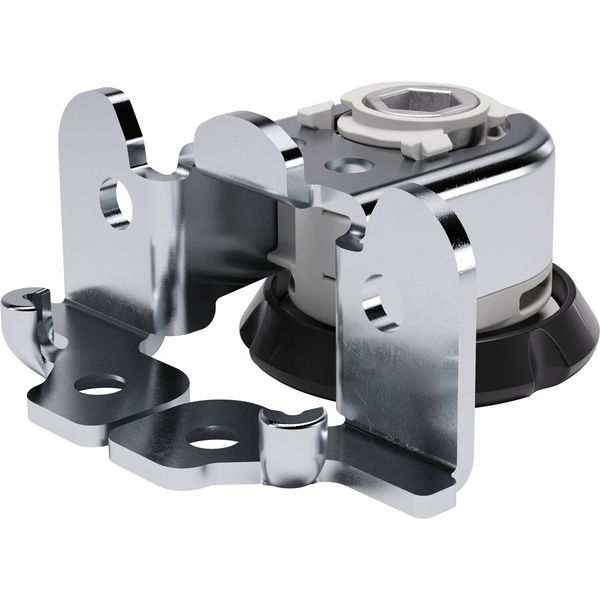Höhenversteller Integrato Tech Höhe 23 mm, Zinkdruckguss/Kunststoff schwarz