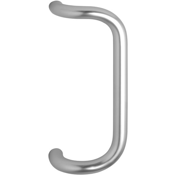 MARCHESI Türgriff 4520 – gebogen, 382mm, LA. 350mm, Edelstahl matt