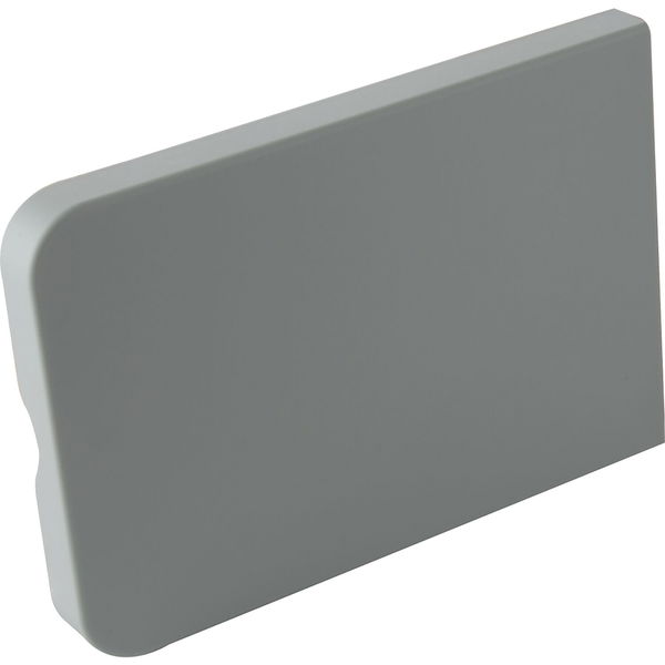 Abdeckkappen Set (Abdeckung) passend zu Klappenbeschlag Unico-Aufbau, grau