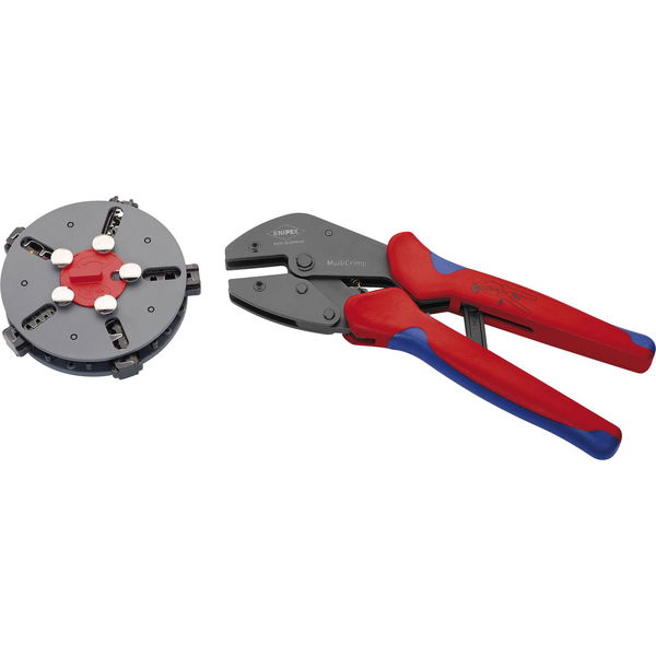 KNIPEX Crimpzange Multicrimp mit 5 Einsätzen Länge 250 mm