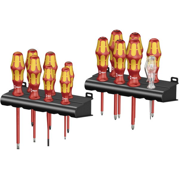 WERA Schraubendreher-Satz Big Pack 100 VDE Schlitz/Phillips/Pozidriv/Torx®14-tlg
