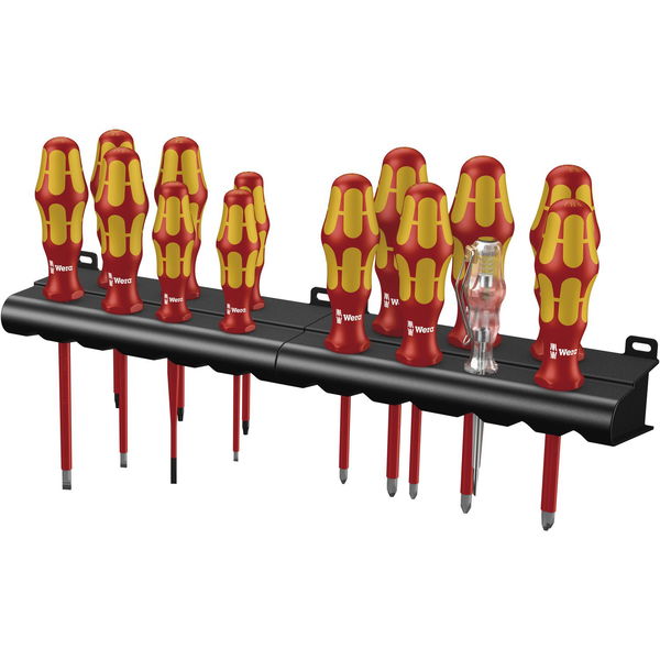 WERA Schraubendreher-Satz Big Pack 100 VDE Schlitz/Phillips/Pozidriv/Torx®14-tlg