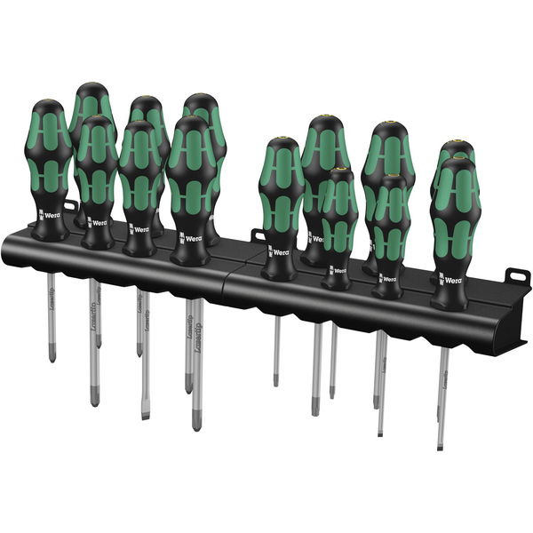 WERA Schraubendreher-Satz Big Pack 300 Schlitz/Phillips/Pozidriv/Torx®14-tlg