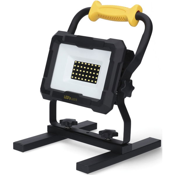 LED’s Work LED Baustrahler 20W, 2000 Lumen Strahler dimmbar, Arbeitsleuchte IP54