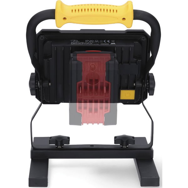 LED’s Work LED Baustrahler 20W, 2000 Lumen Strahler dimmbar, Arbeitsleuchte IP54