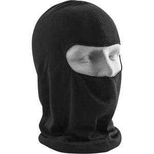 Sturmhaube für Motorrad und Fahrrad – ideal als Sturmmaske im Winter auf Baustellen – leicht & bequem aus atmungsaktiven Gewebe, schwarz