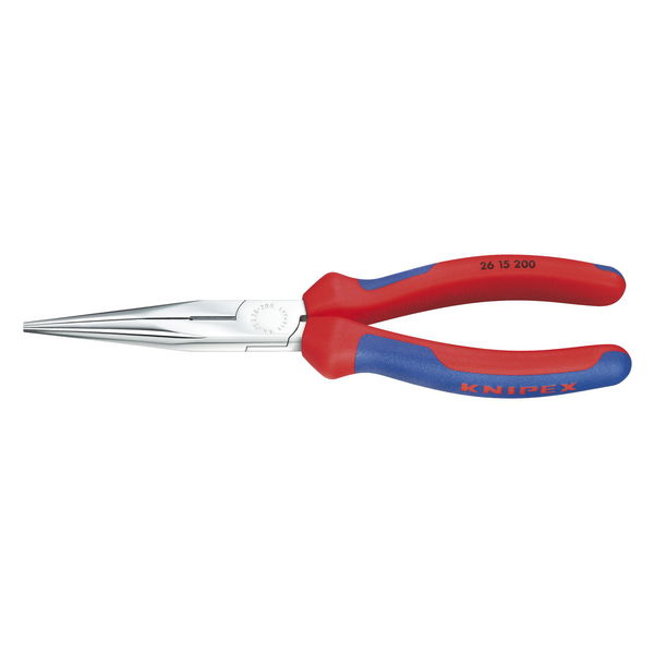 KNIPEX Langschnabelzange DIN 5745 gerade 2K-Griff Länge 200 mm