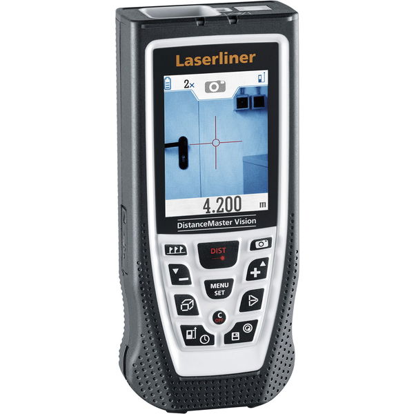 Laserliner Laser-Entfernungsmesser rot DistanceMaster Vision IP54 – Lasermessgerät 0,05-80m