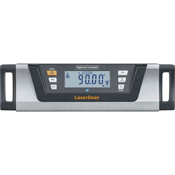 Laserliner Digitale Wasserwaage DigiLevel-Compact – kleine Wasserwaage magnetisch 23cm, grau/schwarz