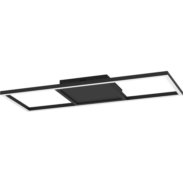 Eglo Led Deckenleuchte Romaro-Z Led Leuchte mit RGB-TW ø570mm grau, 230V