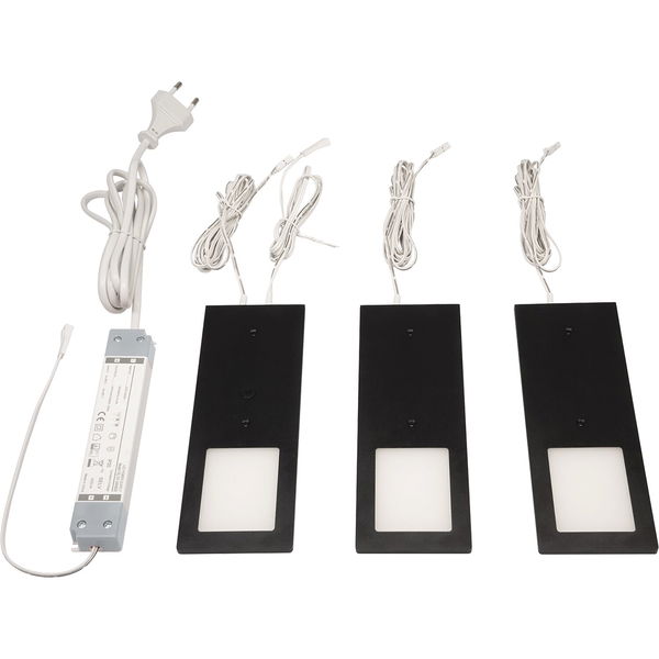 L&S Led Schrank Beleuchtung Planar – ideal als Möbelleuchte verwendbar – Led Vitrinenbeleuchtung 4000K neutralweiß, 24V
