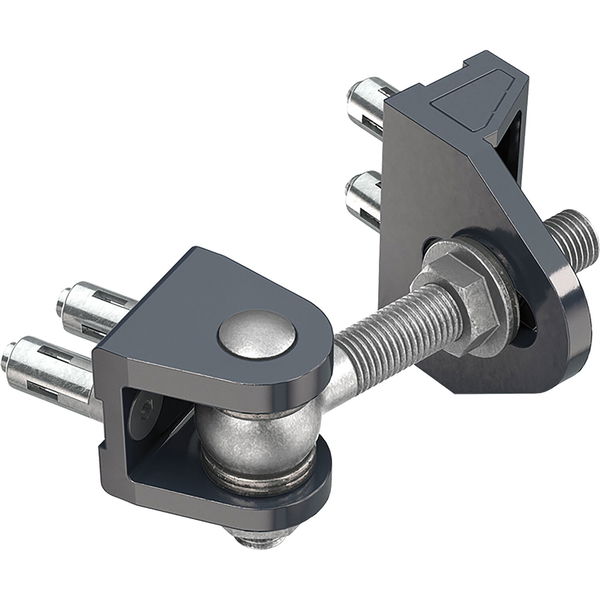Torband BOLTONHD4D,4-fach verstellbar,180°Öffnungswinkel,Platte 45×35,5mm,silber