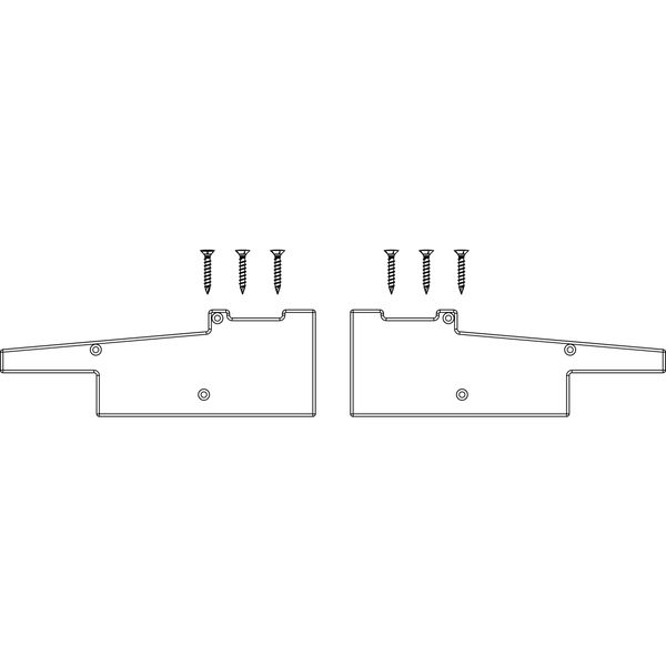 MACO Fiber-Therm Abdeckkappen-Set, Grundkörper 180 mm, silber (102886)